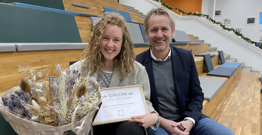 adjunkt Sanne Hansen Brøndum og Alexander von Oettingen