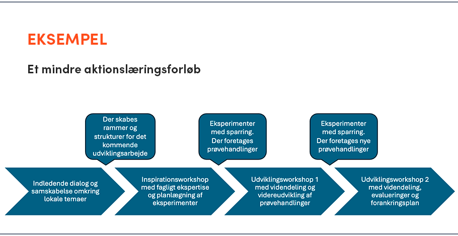 Eksempel på et aktionslæringsforløb