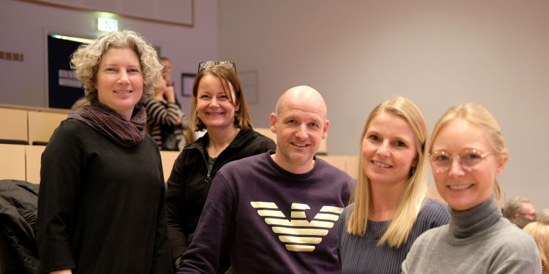 Julie fik opbakning fra gode kollegaer fra UC SYD